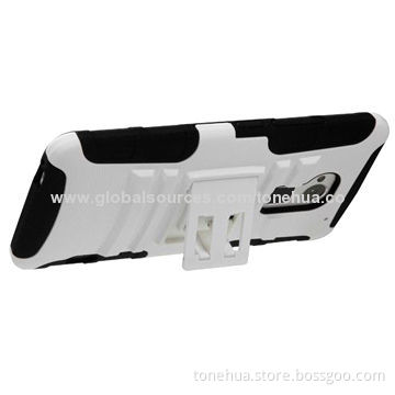 Hybrid Silicone TPU Kickstand Case for HTC One Max T6